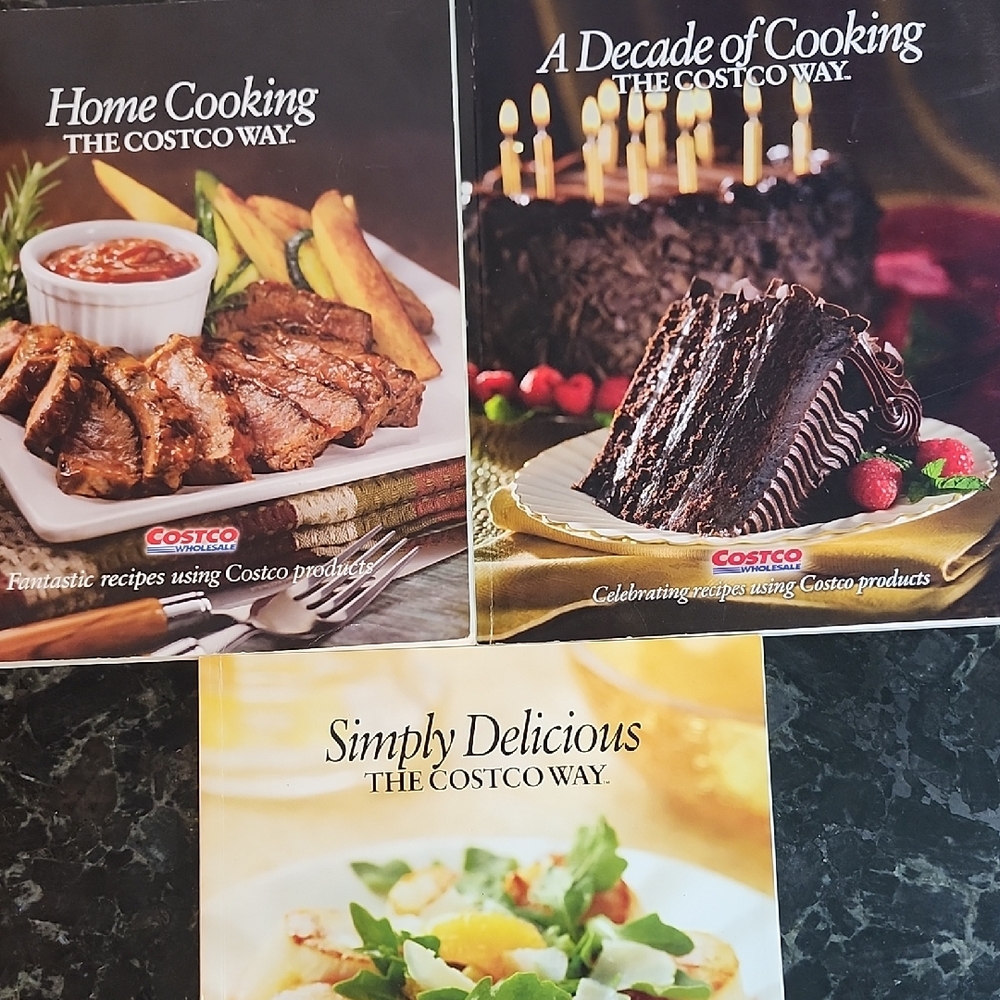 3 Costco Recipe Cook Book Collections